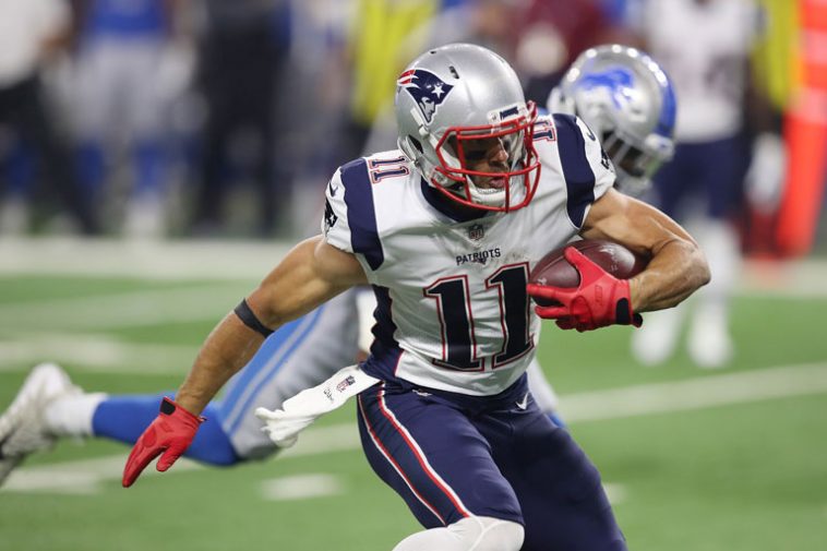 New England Football Team Player Touch Down